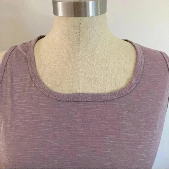 Balance Collection Women's Size Large Dusty Purple Tank with Back Detail - Picture 2 of 5